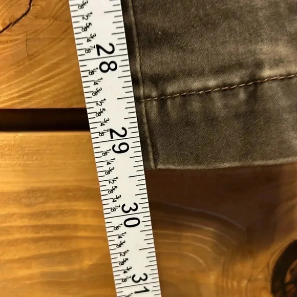 Peruvian Connection Motorcycle Pants Fossil‎ Brown Zip Ankles 2 Soft USA Made - Picture 6 of 7